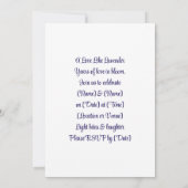 Invitation Un Amour Comme La Lavande | Violet doux (Dos)