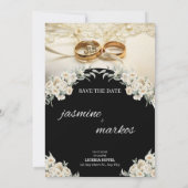 Invitation Un amour écrit dans le temps (Dos)