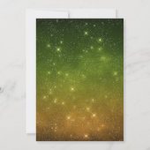 Invitation Un amour écrit dans les étoiles Mariage céleste (Dos)