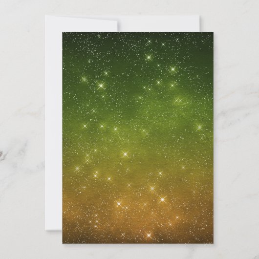 Invitation Un amour écrit dans les étoiles Mariage céleste (Dos)