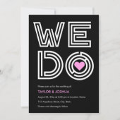 Invitation Un amour labyrinthe | Nous faisons Maze Mariage de (Devant)