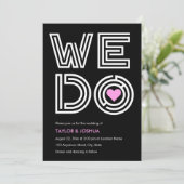 Invitation Un amour labyrinthe | Nous faisons Maze Mariage de (Debout devant)