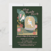 Invitation Un An À Voler Par Petit Oiseau Premier Anniversair (Devant)