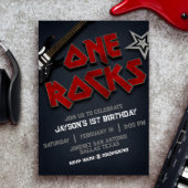 Invitation Un an de Rocks - 1er anniversaire