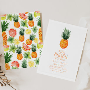 Invitation Un Ananas Sucré Est En Route