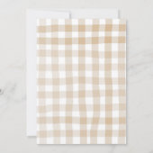 Invitation Un Anniversaire D'Oie Silly Tirée À La Main (Dos)