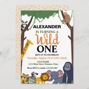 Invitation Un Anniversaire Un Peu Sauvage