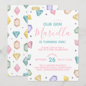 Invitation Un Anniversaire Unique (Devant / Derrière)