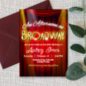 Invitation Un après-midi sur Broadway