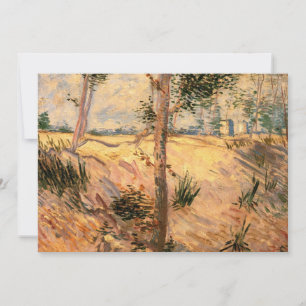 Invitation Un arbre dans un champ pendant la journée ensoleil