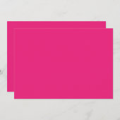 Invitation un arrière - plan rose avec un noir (Devant / Derrière)