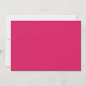 Invitation un arrière - plan rose avec une bordure blanche (Dos)