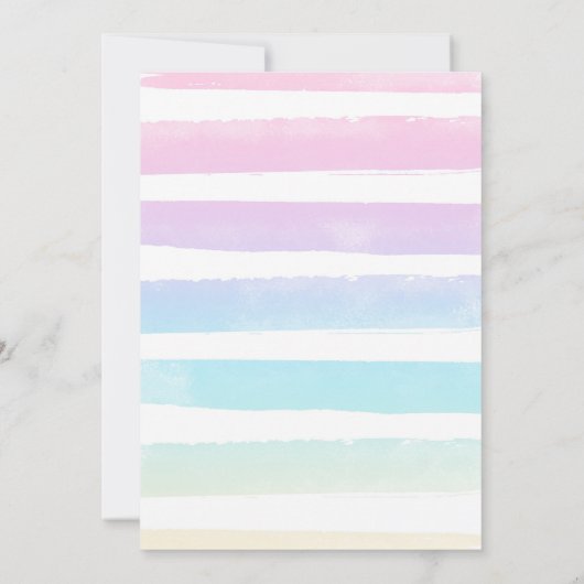 Invitation Un Au Soleil 1Er Anniversaire Pool Party (Dos)