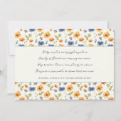 Invitation Un autre bébé est en train de brasser des Teacups  (Dos)