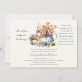 Invitation Un autre bébé est en train de brasser une théière (Devant)