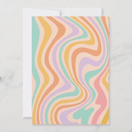 Invitation Un Babe Retro Éffrayant Halloween Premier annivers (Dos)