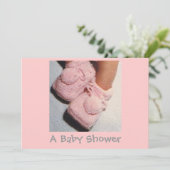 Invitation Un Baby shower (Debout devant)