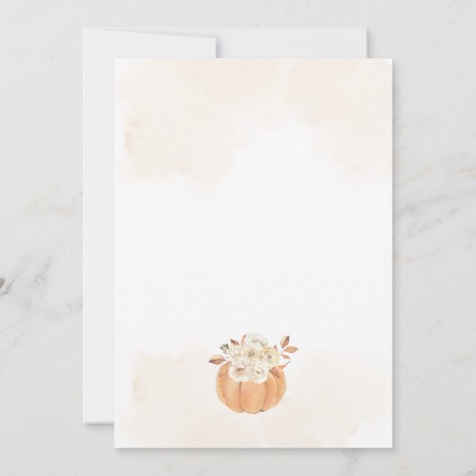 Invitation Un Baby shower Arc-En-Ciel Boho Automne Un Peu Cit (Dos)