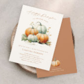 Invitation Un Baby shower Automne Un Peu Citrouille