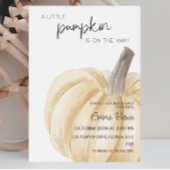 Invitation Un Baby shower Automne Un Peu Citrouille