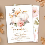 Invitation Un Baby shower Automne Un Peu Citrouille
