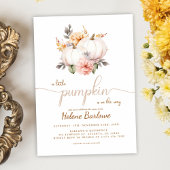 Invitation Un Baby shower Automne Un Peu Citrouille