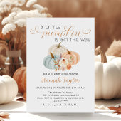 Invitation Un Baby shower Automne Un Peu Citrouille