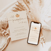 Invitation Un Baby shower Automne Un Peu Citrouille | Neutre