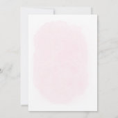 Invitation Un Baby shower bébé doux (Dos)