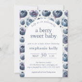 Invitation Un Baby shower Berry Sweet (Devant)