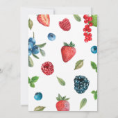 Invitation Un Baby shower Berry Sweet (Dos)
