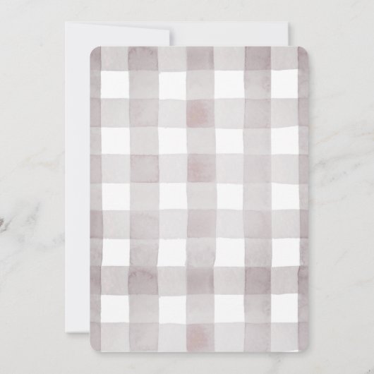 Invitation Un Baby shower Blanc Thanksgiving Pie Un Peu Cutie (Dos)