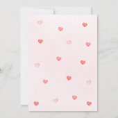 Invitation Un Baby shower Camion Coeurs Un Peu Amoureux (Dos)