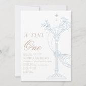 Invitation Un Baby shower Côtier Moderne Tini (Devant)