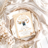 Invitation Un Baby shower D'Automne Moderne Un Peu Citrouille