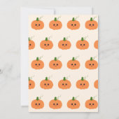 Invitation Un Baby shower d'automne neutre pour un peu Citrou (Dos)