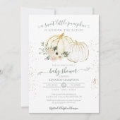 Invitation Un Baby shower d'automne neutre pour un peu Citrou (Devant)