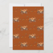 Invitation Un Baby shower D'Automne Un Peu Citrouille Neutre  (Dos)