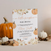 Invitation Un Baby shower D'Automne Un Peu Citrouille Neutre 