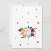 Invitation Un Baby shower D'Automne Un Peu Citrouille Neutre (Dos)