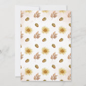 Invitation Un Baby shower D'Automne Un Peu De Fleurs Citrouil (Dos)