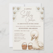 Invitation Un Baby shower de Boho Neutre et Silencieux (Devant)