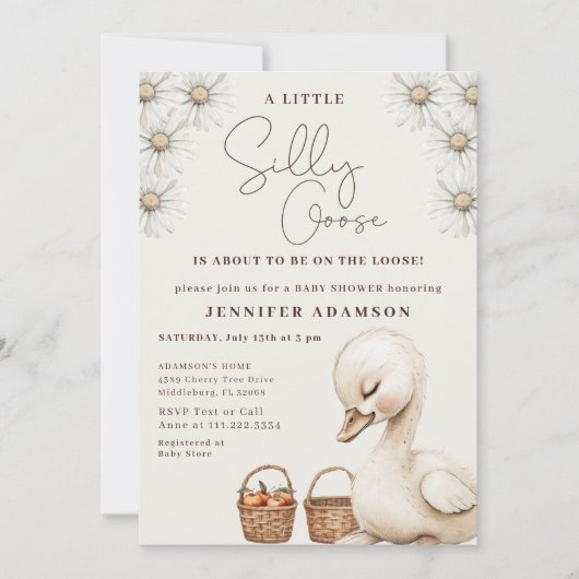 Invitation Un Baby shower de Boho Neutre et Silencieux (Devant)