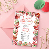 Invitation Un Baby shower de cadre pour bébé doux