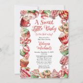 Invitation Un Baby shower de cadre pour bébé doux (Devant)