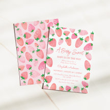 Un Baby shower de fraises doux au Berry
