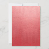 Invitation Un Baby shower de Noël JOY Red Truck (Dos)