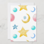 Invitation Un Baby shower de petite fille doux (Dos)