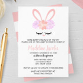 Invitation Un Baby shower de printemps Bunny