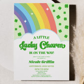 Invitation Un Baby shower de St. Patrick's Day au charme chan